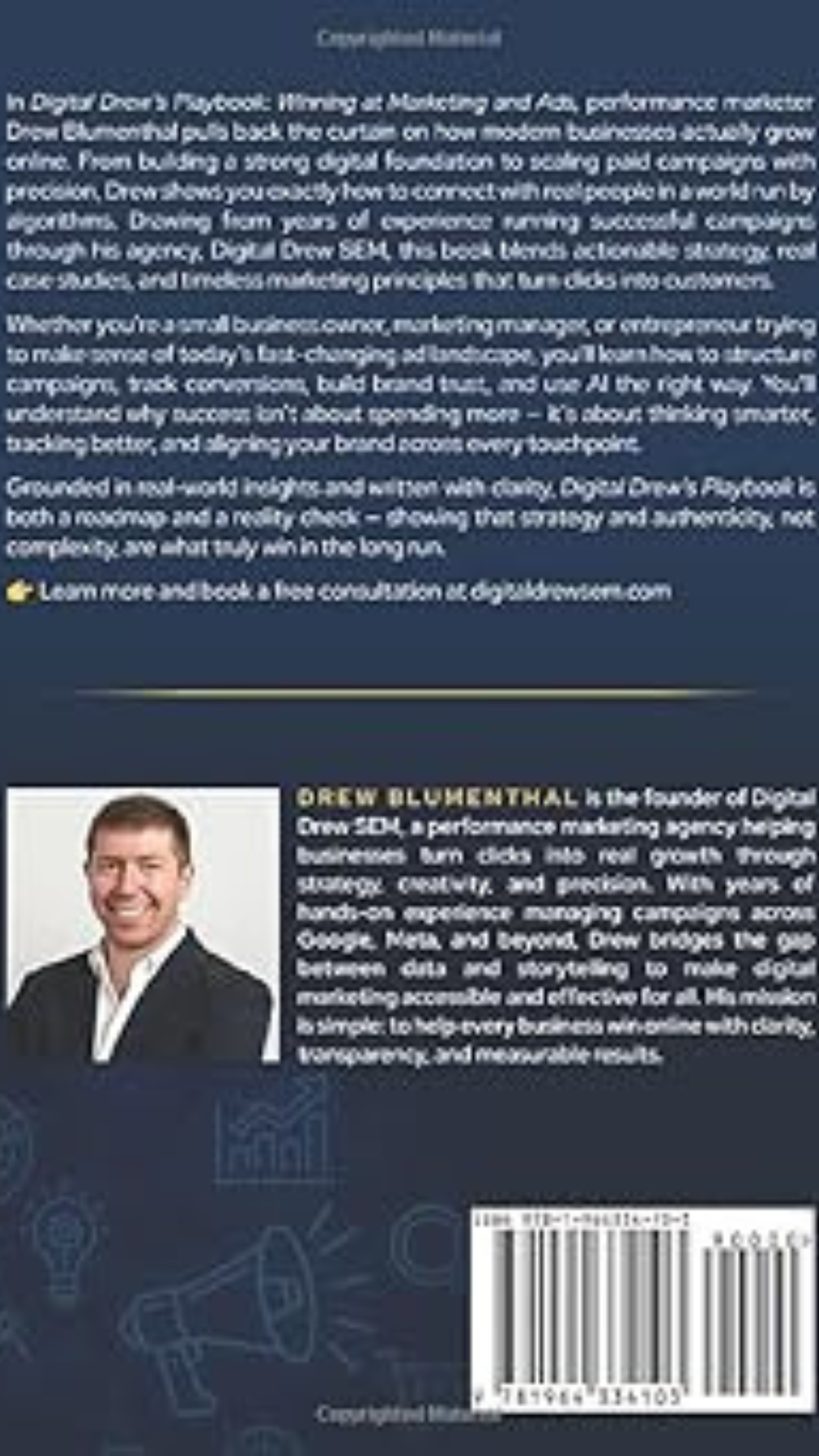 Digital Drew's Playbook Back Digital Drew's Playbook Back